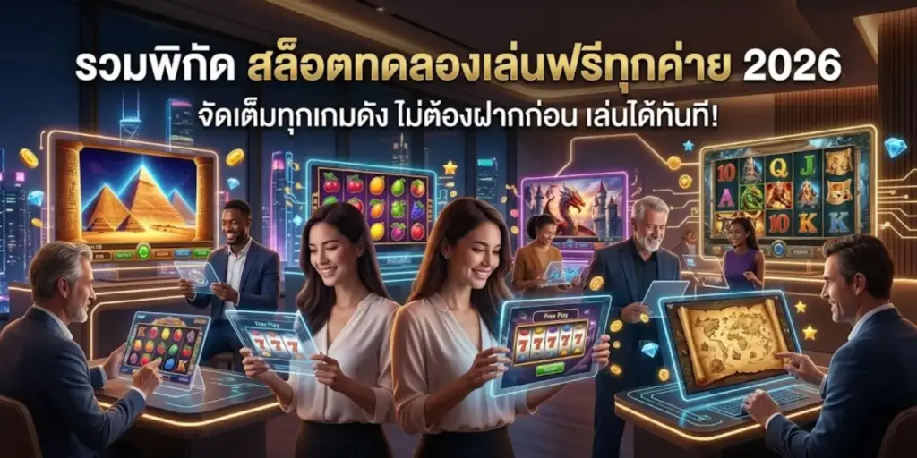 สล็อตทดลองเล่นฟรีทุกค่าย 2026